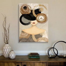 Wallity ASR_CNV25-45 Pintura Decorativa en Lienzo Multicolor 70 x 100 cm